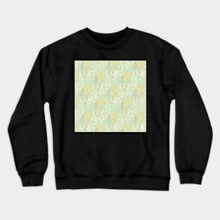 Hare hiding sage green Crewneck Sweatshirt